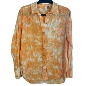 Pilcro by Anthropologie Embroidered Button Up Size XS